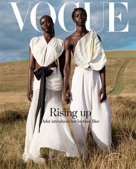 adut akech ysl|A Pregnant Adut Akech Fronts the Cover of Vogue Australia for.